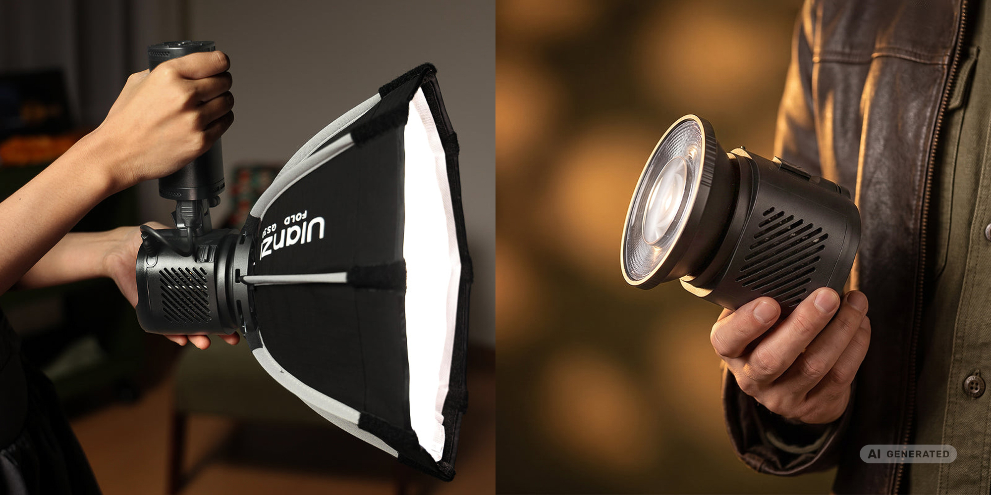 Lampa LED Ulanzi LC60 - WB (2700 K - 6500 K)